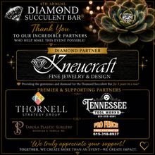 Load image into Gallery viewer, 4th Annual Diamond Succulent Bar Event (Murfreesboro, TN) Friday, July 17 @ 6:00pm-9:00pm