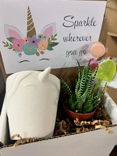 Load image into Gallery viewer, DIY Unicorn Succulent Gift Box - Sparkle