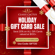 Load image into Gallery viewer, Classy Cactus Farm Online Gift Card
