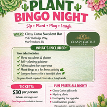 Load image into Gallery viewer, Plant Bingo Night - MULTIPLE DATES AVAILABLE!
