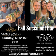 Load image into Gallery viewer, POP-UP SUCCULENT BAR - Newburgh, IN. SUNDAY, NOV 1 at 2pm
