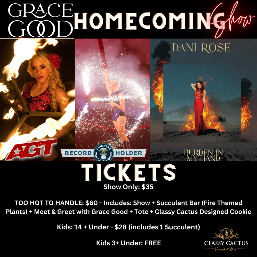 Grace Good Homecoming Show + Special Guest: Dani Rose - FRIDAY, MAY 17 @ 6:30PM