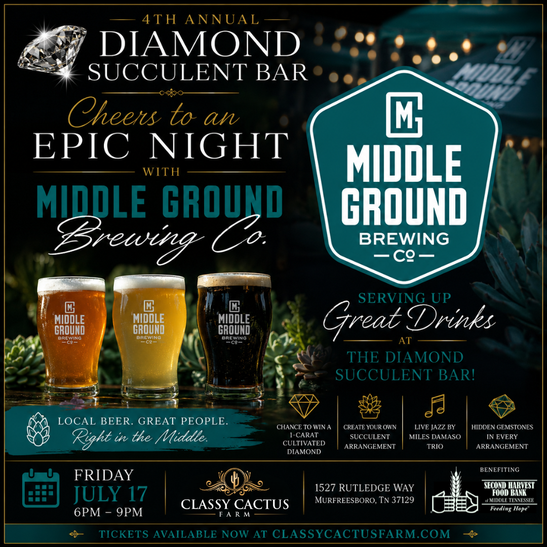 succulent bar murfreesboro 4th Annual Diamond Succulent Bar Event (Murfreesboro, TN) Friday, July