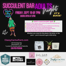 Load and play video in Gallery viewer, Trashy Cactus Night - FRIDAY, Sept 19 6pm-9pm (Murfreesboro, TN)
